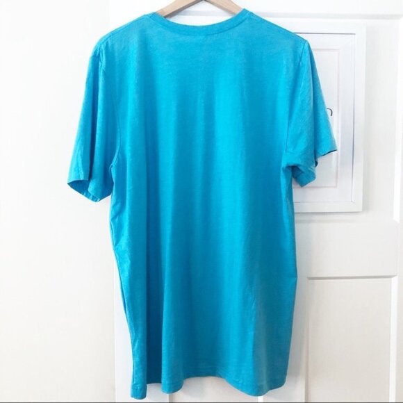 BUD LIGHT On A Beach Blue Short Sleeve Unisex Tee - Picture 3 of 7